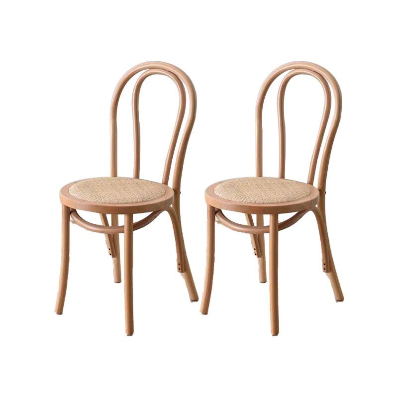 Industrial Kitchen Dining Chairs Solid Wood Windsor Back Side Chair