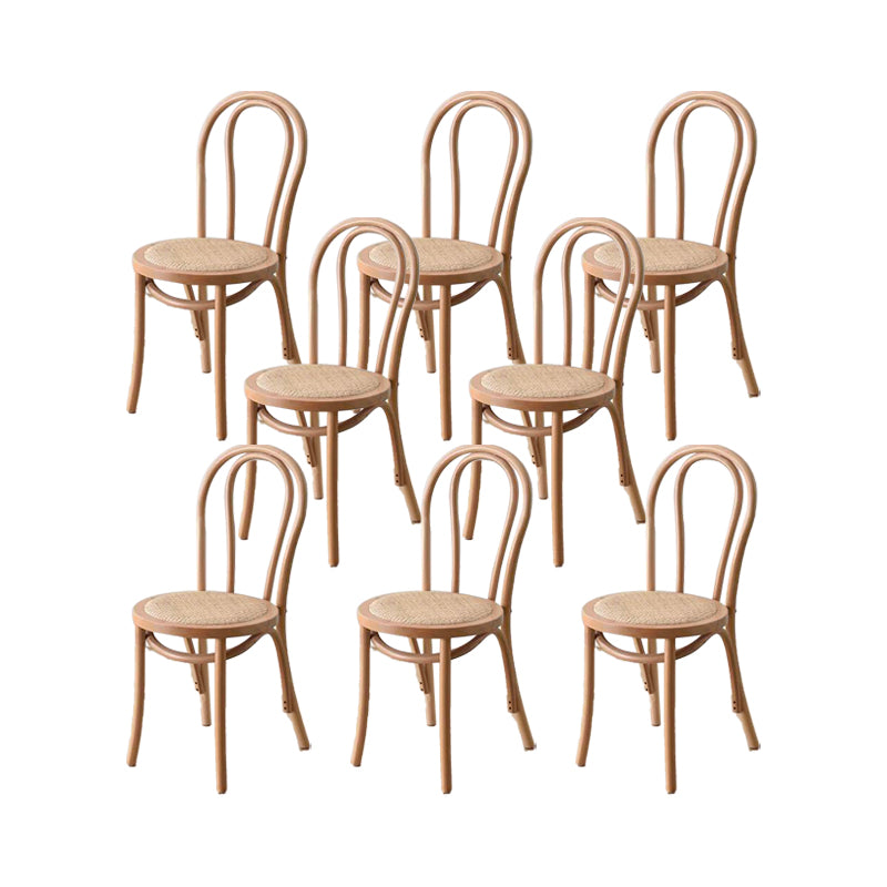 Industrial Kitchen Dining Chairs Solid Wood Windsor Back Side Chair