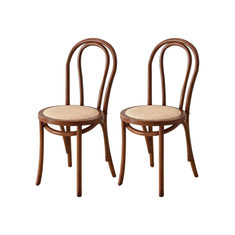 Industrial Kitchen Dining Chairs Solid Wood Windsor Back Side Chair