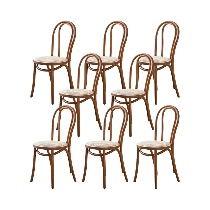 Industrial Kitchen Dining Chairs Solid Wood Windsor Back Side Chair