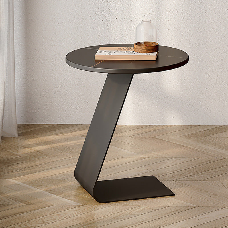 Round Accent Side Table Metal C Side Table Side End Snack Table