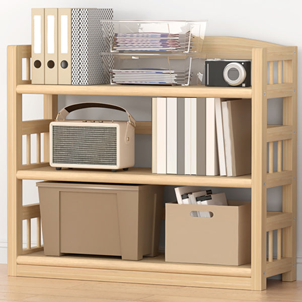 Pine Natural Chest Contemporary Rectangle Accent Chest with Shelves