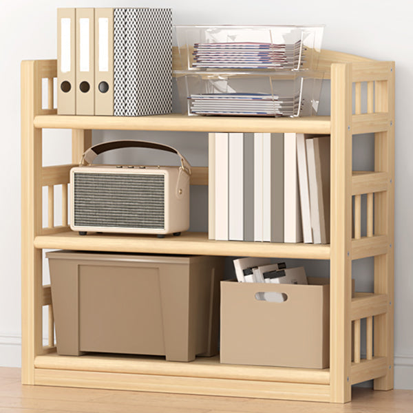 Pine Natural Chest Contemporary Rectangle Accent Chest with Shelves