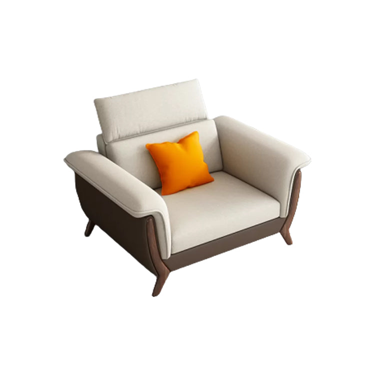 Fabric Sectional Sofas Solid Wood Sectional Couch for Living Room