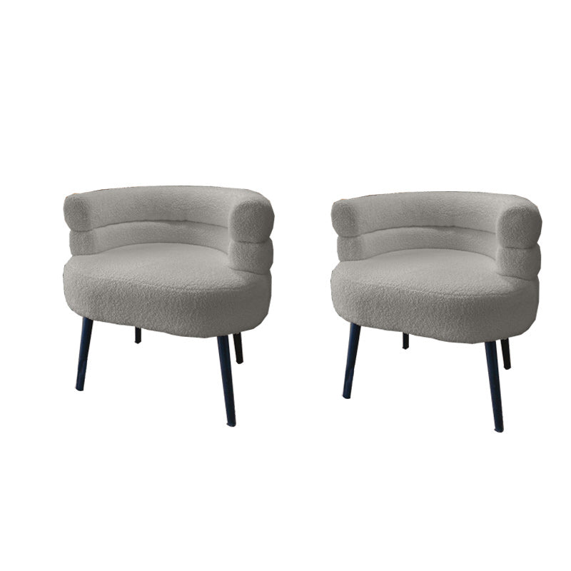 Ultra-Modern Arms Included Armchair Solid Color Arm Chair for Living Room