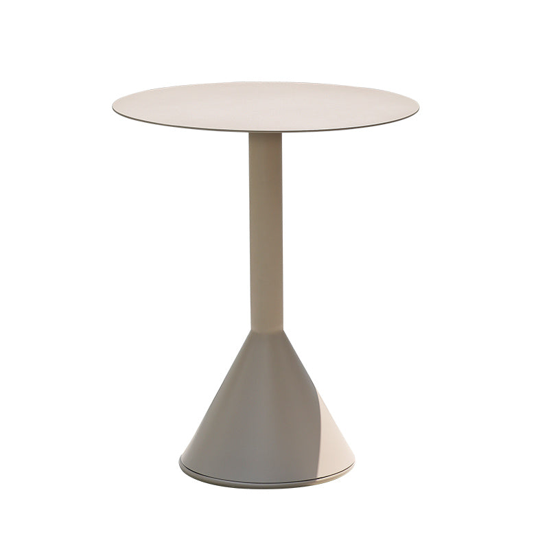 Metal Dining Table Contemporary Bistro Table - 23.62"L x 23.62"W x 29.13"H