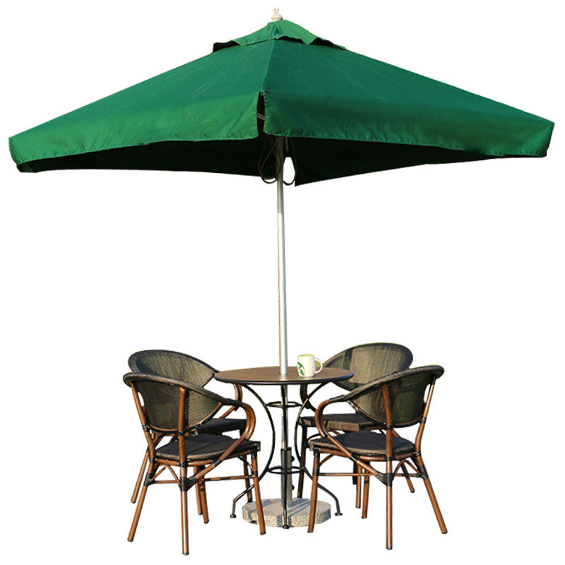 Industrial Black Outdoor Bistro Chairs Metal Patio Dining Side Chair