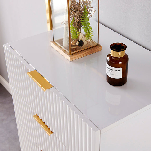 Classic Glam Storage Chest Manufactured Wood Dresser with 2/3/4/5/6 Drawers