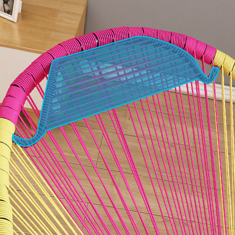 Simple Style Iron Base Balcony Lazy Chair Leisure Rocking Chair