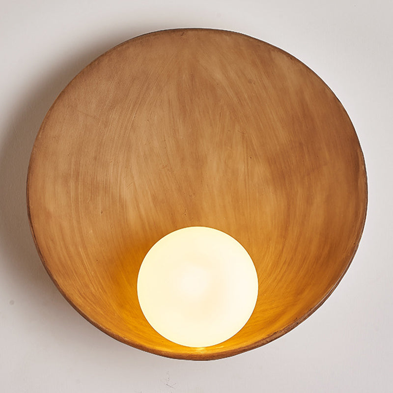 Modern Circular Wall Light Fixture 1 Light Wall Sconce for Bedroom