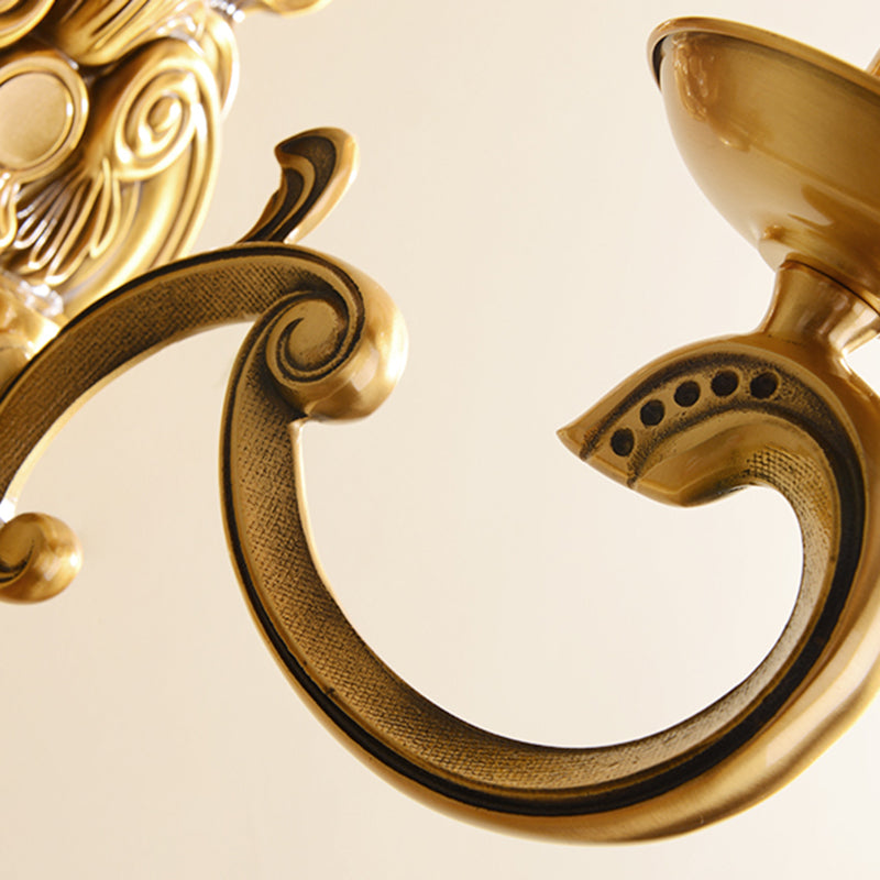 American Style Copper Vanity Light Cylinder Shape Vanity Lamp for Shower Room