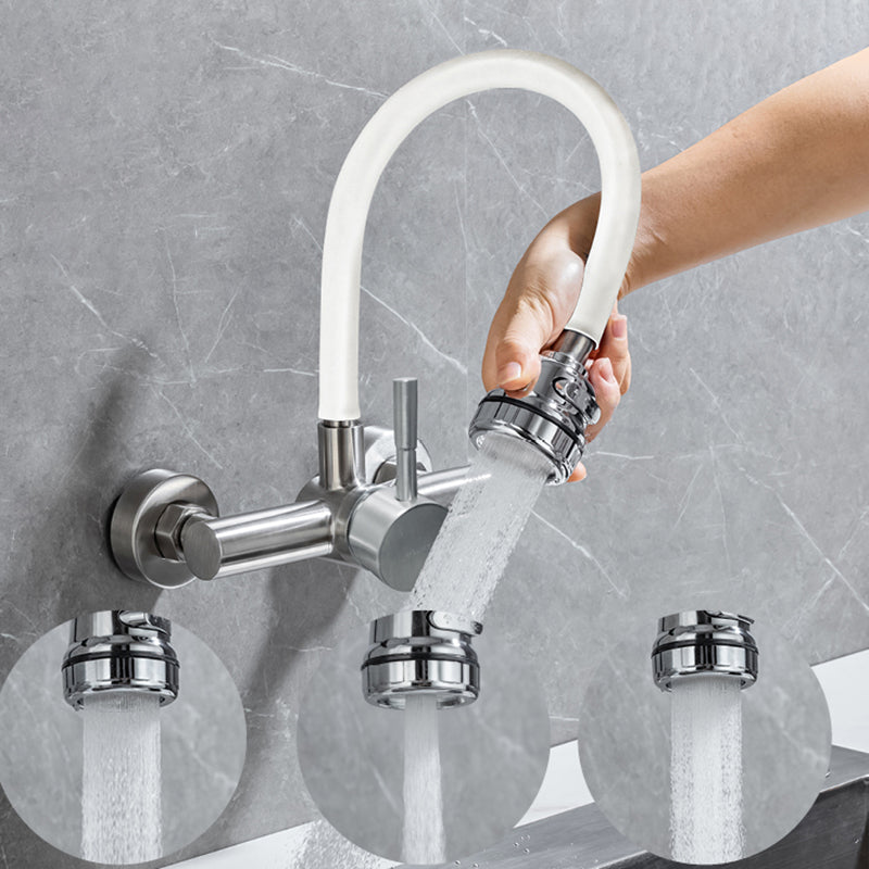 Modern Universal Tube Single Handle Kitchen Faucet Wall Mounted Faucet