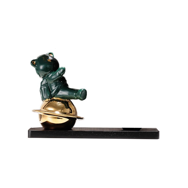 Countertop Wine Rack Solid Wood Base Wine Bottle Rack for Living Room