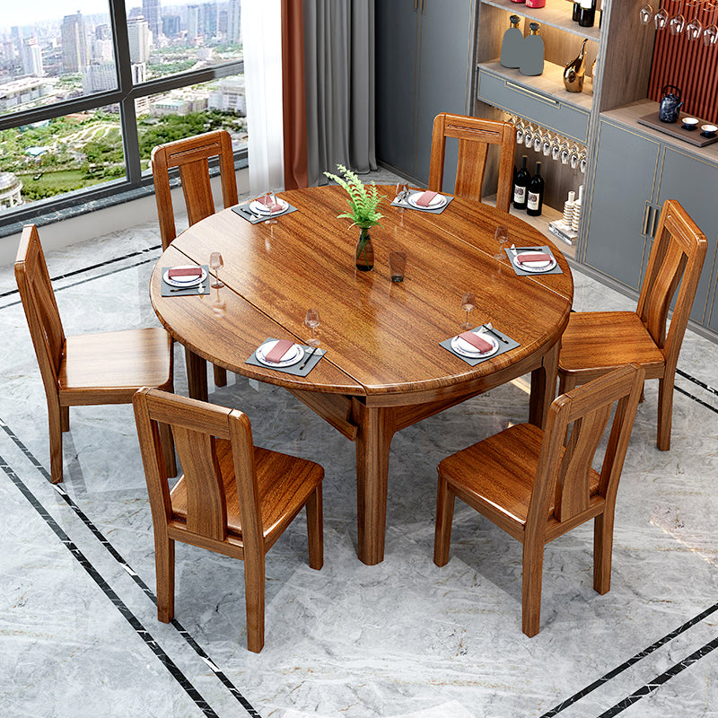Dining Room Traditional Dinner Table Walnut Round Dining Table