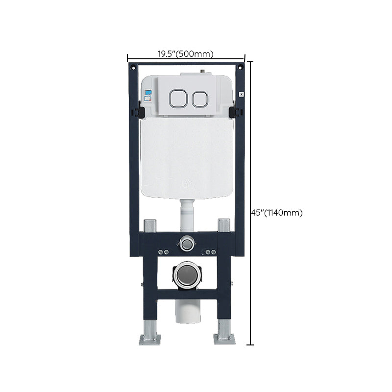 Modern White Flush Toilet Wall Mount Urine Toilet with Seat for Bathroom