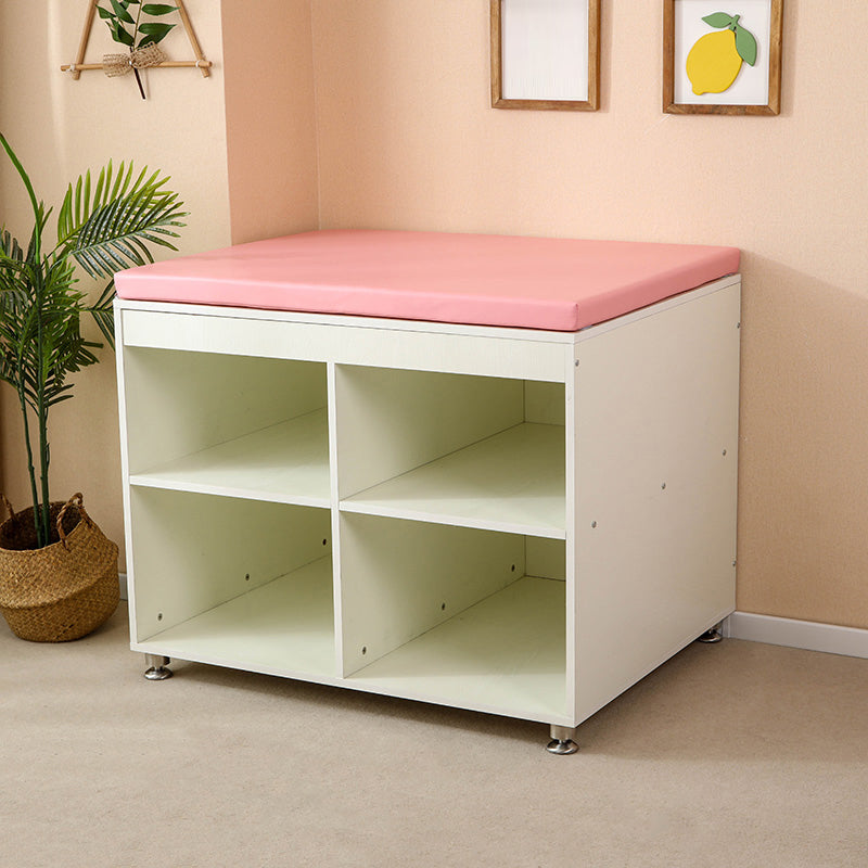 Modern Wooden Changing Table Dresser with Cabinet, 2-in-1Baby Changing Table with Storage