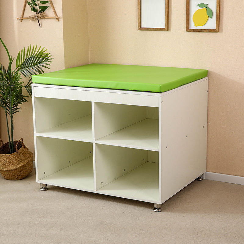 Modern Wooden Changing Table Dresser with Cabinet, 2-in-1Baby Changing Table with Storage