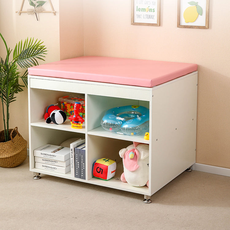 Modern Wooden Changing Table Dresser with Cabinet, 2-in-1Baby Changing Table with Storage
