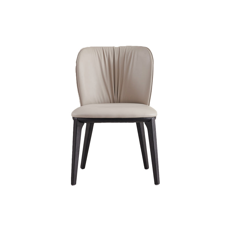 Industrial Upholstered Dining Chair Armless Dining Room Chair