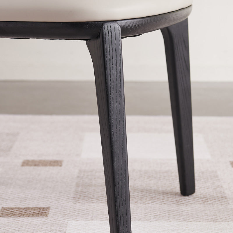 Industrial Upholstered Dining Chair Armless Dining Room Chair