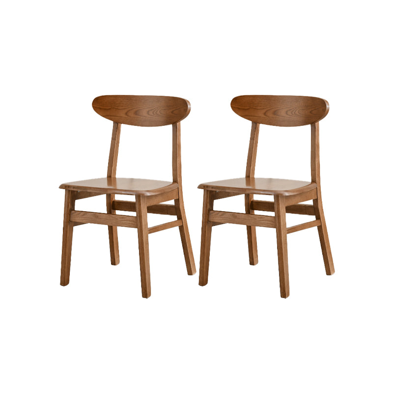 Traditional Kitchen Dining Chairs Solid Wood Open Back Side Chair