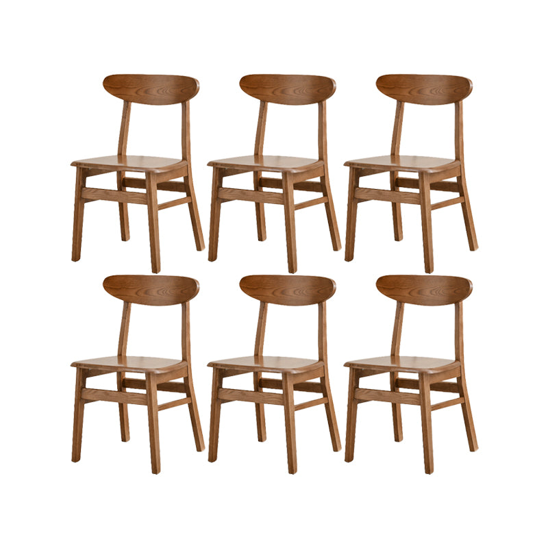 Traditional Kitchen Dining Chairs Solid Wood Open Back Side Chair