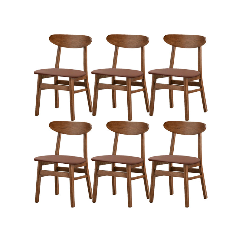 Traditional Kitchen Dining Chairs Solid Wood Open Back Side Chair