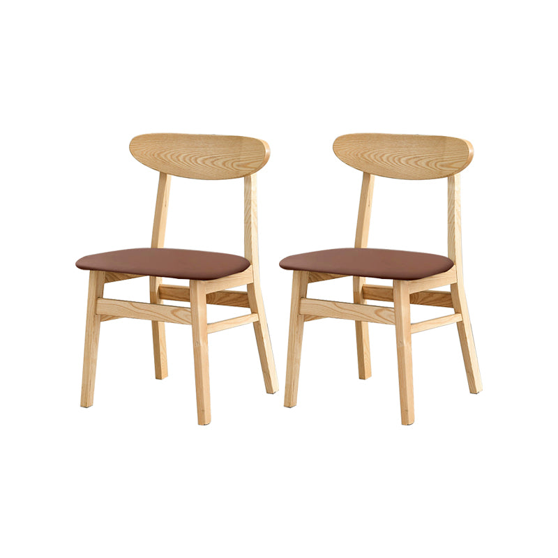 Traditional Kitchen Dining Chairs Solid Wood Open Back Side Chair