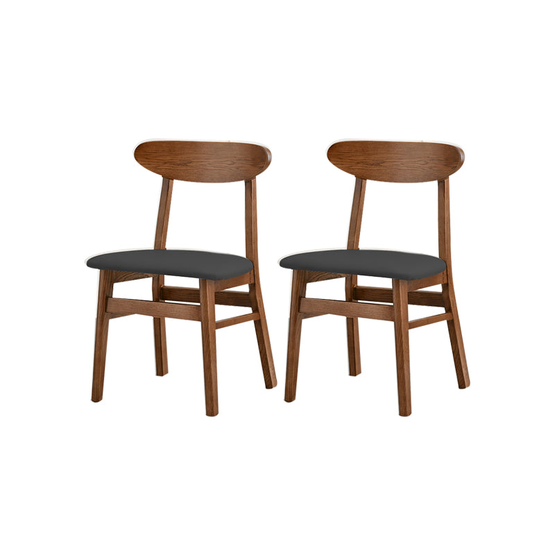 Traditional Kitchen Dining Chairs Solid Wood Open Back Side Chair