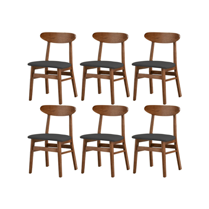 Traditional Kitchen Dining Chairs Solid Wood Open Back Side Chair