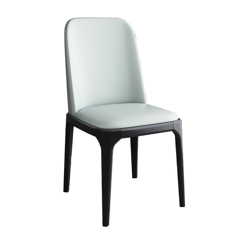 Modern Style Parsons Chairs Faux Leather Dining Chair for Dining Room