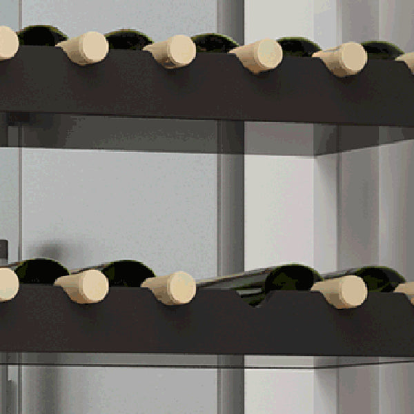 Modern Rectangle Bar Table Wood Table with Wine Cabinet for Living Room