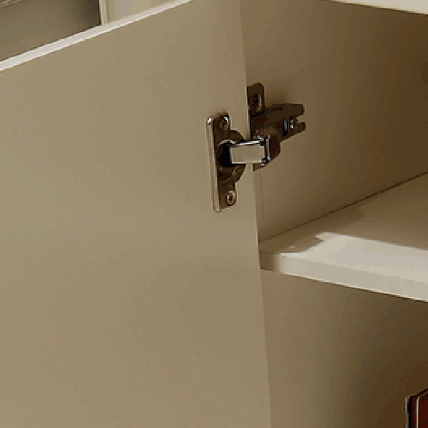 Modern Rectangle Bar Table Wood Table with Wine Cabinet for Living Room