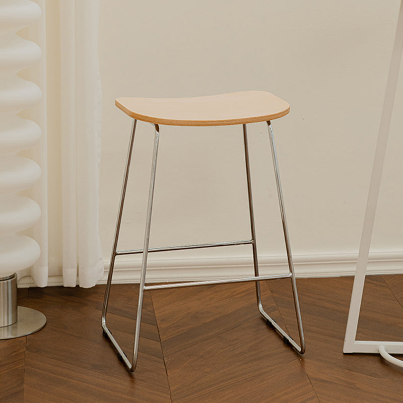 Industrial Metal Counter Stools Saddle Seat Counter Stool for Living Room