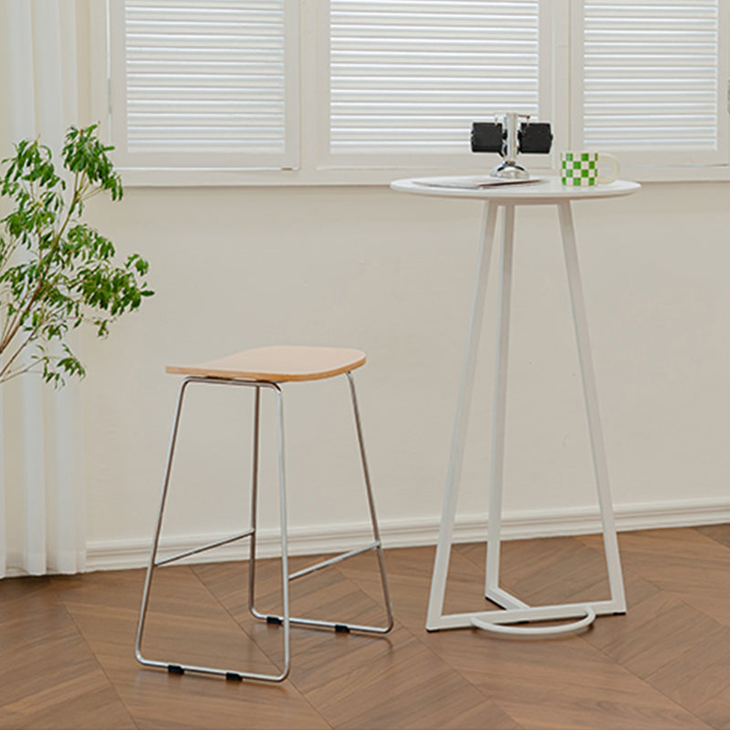 Industrial Metal Counter Stools Saddle Seat Counter Stool for Living Room