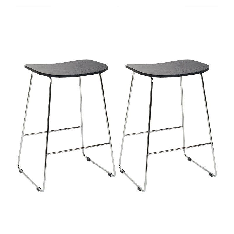 Industrial Metal Counter Stools Saddle Seat Counter Stool for Living Room
