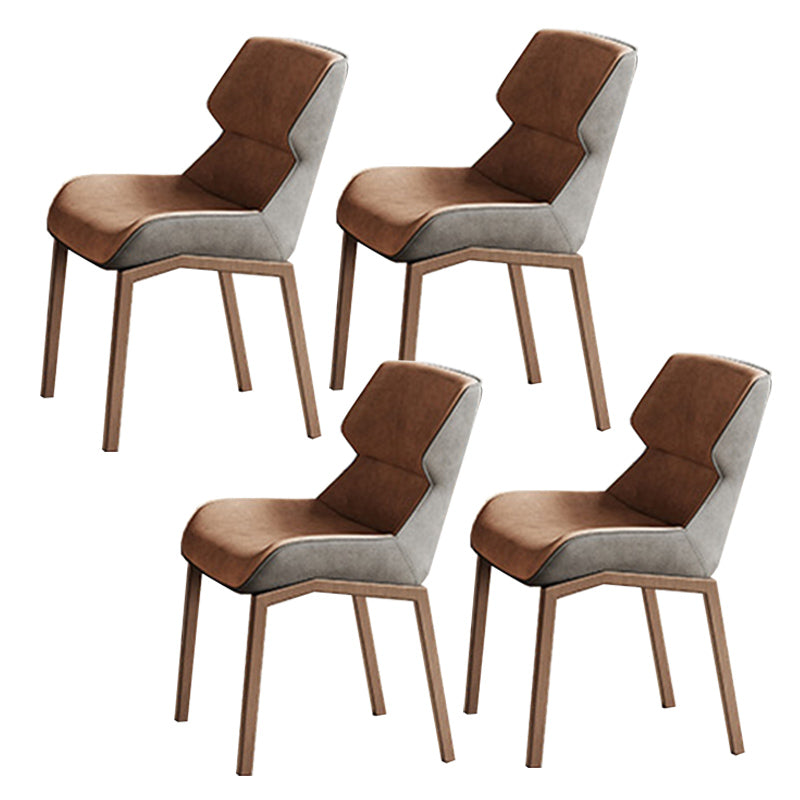 Modern Dining Table Set 1/4/5/7 Pieces with Metal Base Kitchen Furniture Set