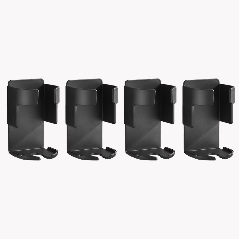 Modern Black/White 4-Piece Bathroom Accessory Set, Toothbrush Holder