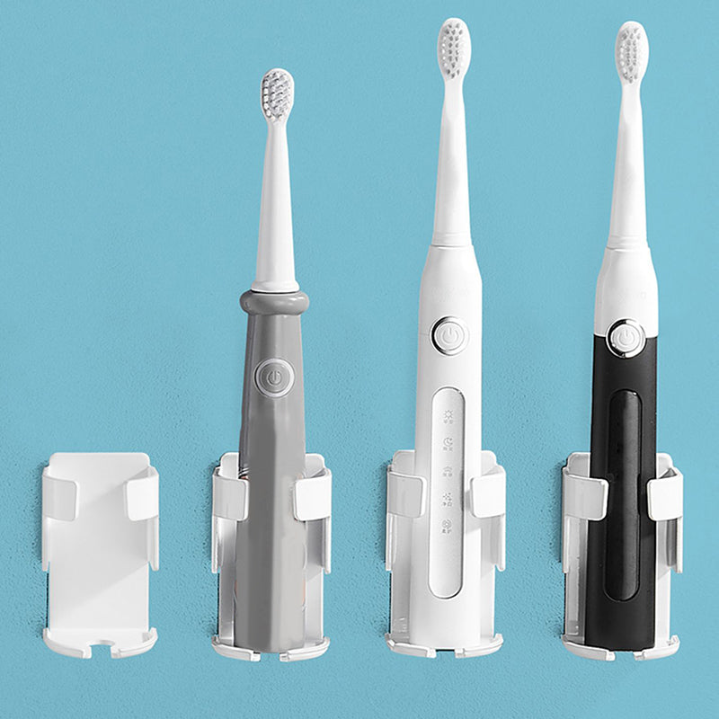 Modern Black/White 4-Piece Bathroom Accessory Set, Toothbrush Holder