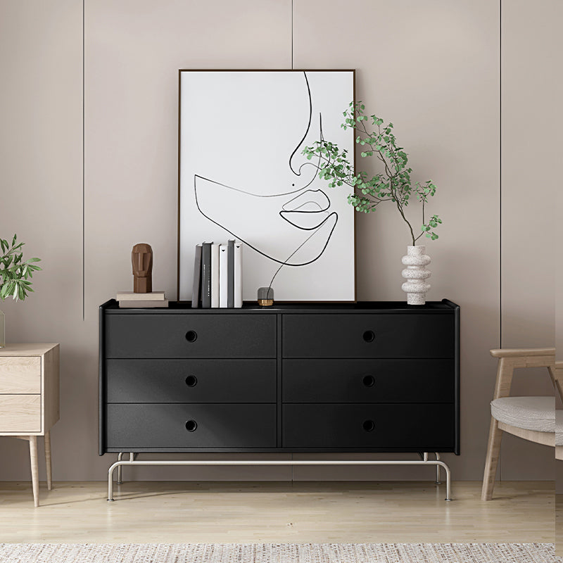 Modern Storage Chest Dresser Solid Wood Dresser with 5/6/9 Drawers