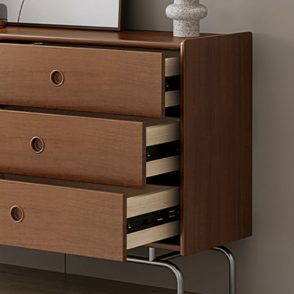 Modern Storage Chest Dresser Solid Wood Dresser with 5/6/9 Drawers
