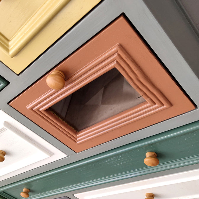 Coastal Storage Chest Dresser Solid Wood Dresser with Multi Drawers for Bedroom