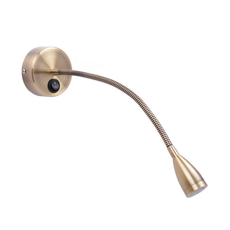 Metal Wall Light Sconces Minimalism 1 Light Wall Mounted Lamp