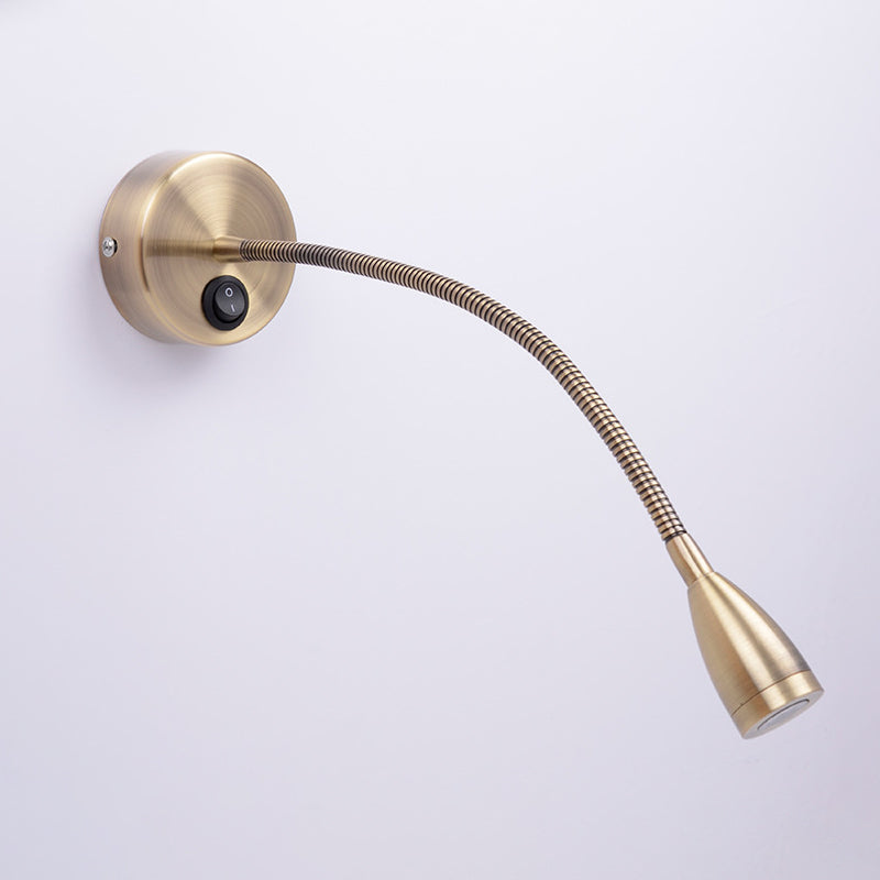 Metal Wall Light Sconces Minimalism 1 Light Wall Mounted Lamp