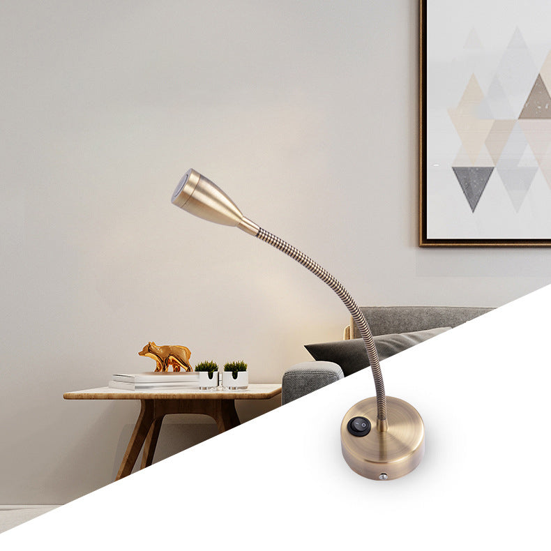 Metal Wall Light Sconces Minimalism 1 Light Wall Mounted Lamp