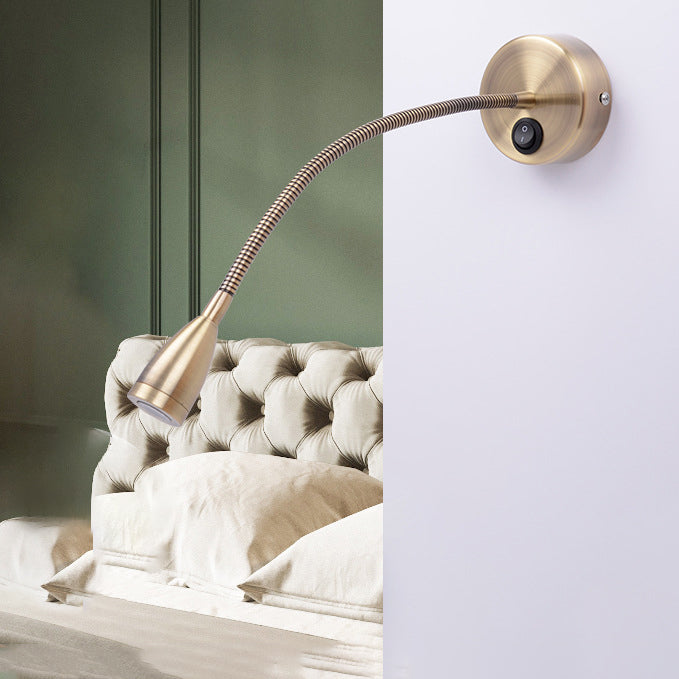 Metal Wall Light Sconces Minimalism 1 Light Wall Mounted Lamp