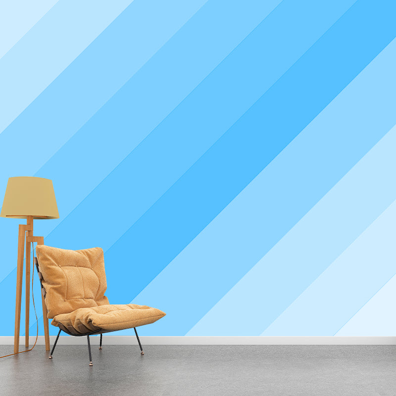 Modern Style Illustration Mural Wallpaper Geometric Pattern Indoor Wall Mural
