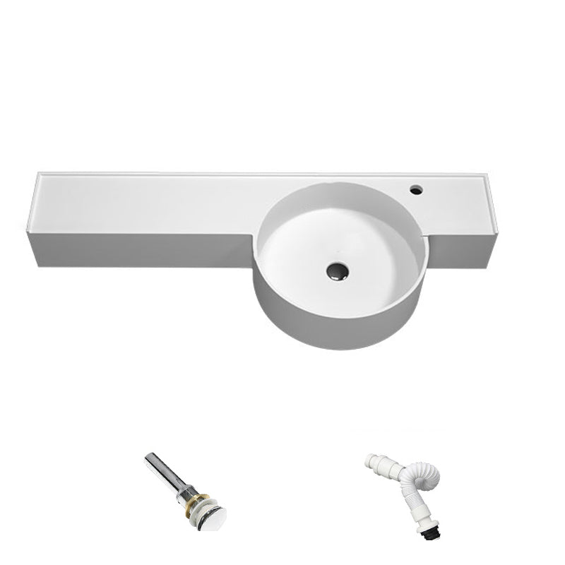 Modern Bathroom Sink Man Made Rock Specialty Vessel Bathroom Sink(Not Including Faucet)