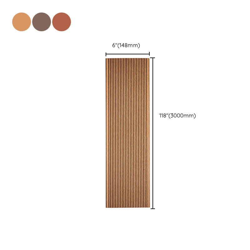 WPC Flooring Modern Style Waterproof Rectangle Texture Effect Nail Flooring