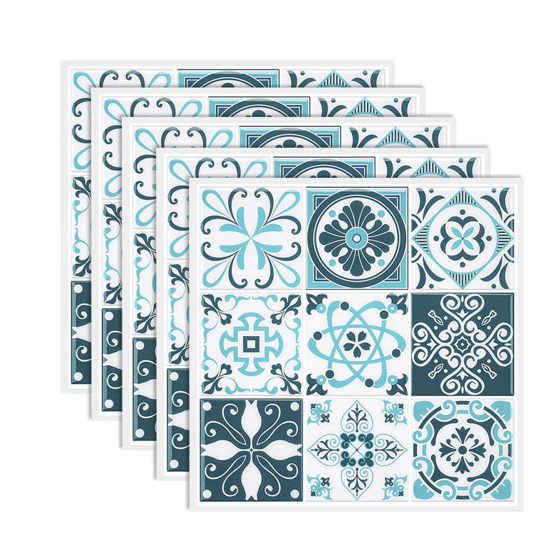 Mosaic Peel & Stick Tile Square Water Resistant Tile for Bathroom Backsplash